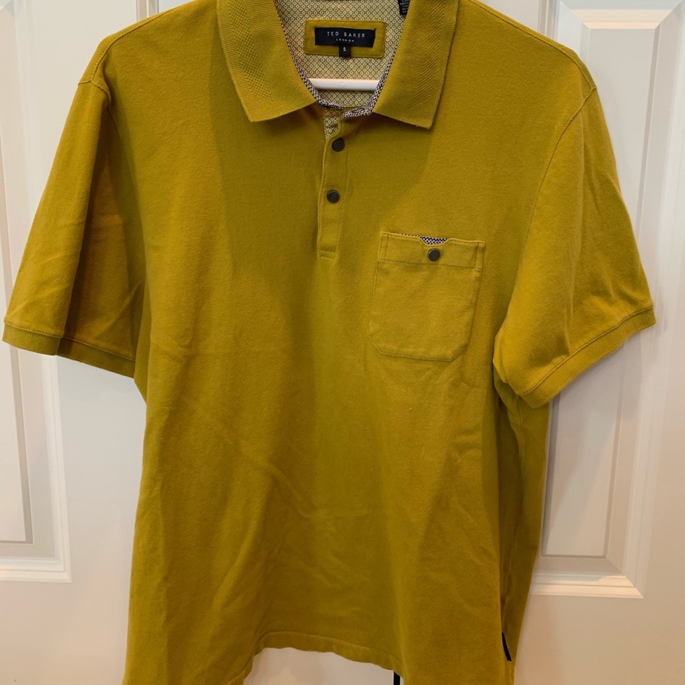 Ted Baker Green Shortsleeved Polo